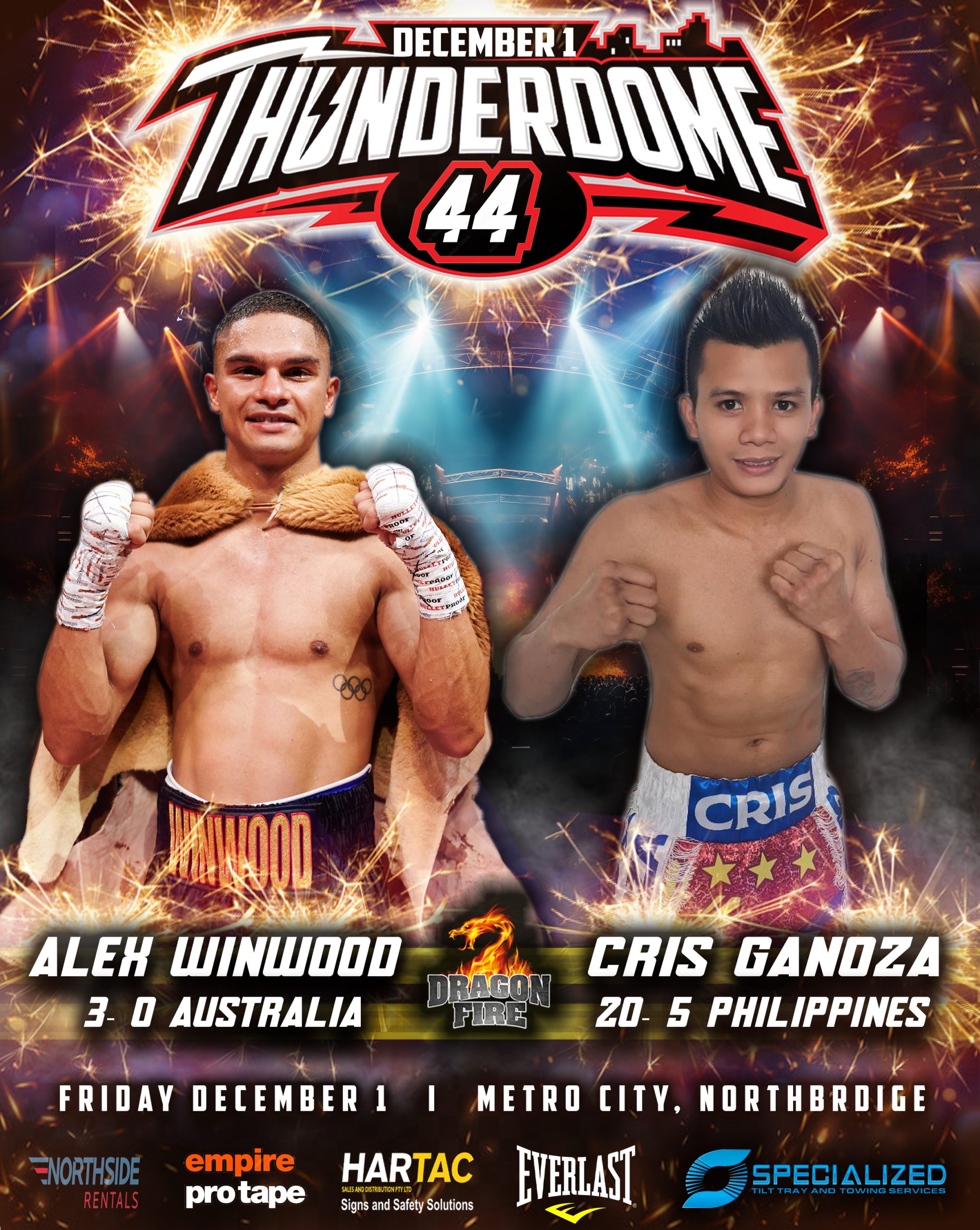 Alex Winwood vs Cris Ganoza en Perth para el 1ero de Diciembre – Boxeo de  Colombia